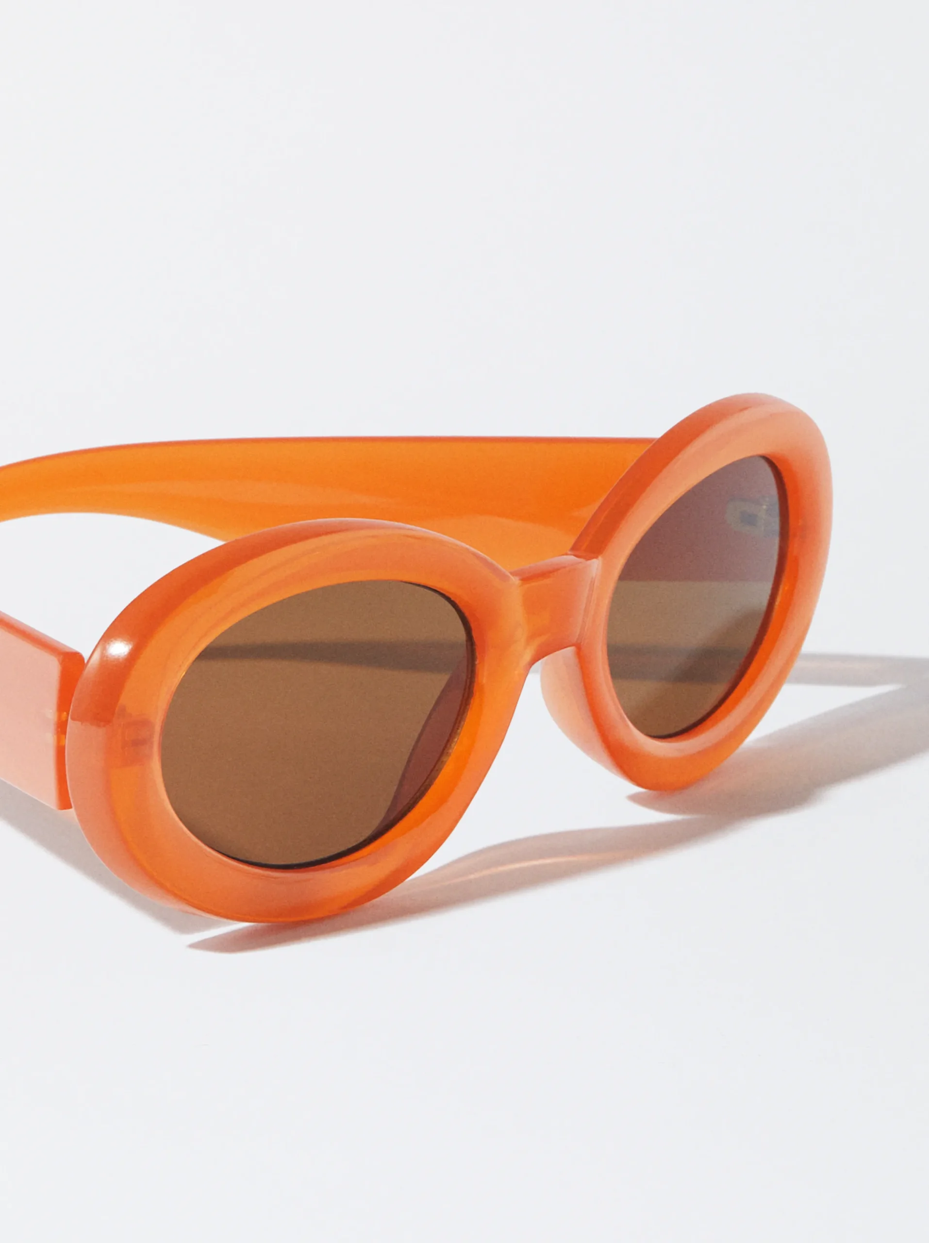 PARFOIS Gafas De Sol Ovaladas Naranja Best