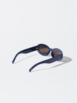PARFOIS Gafas De Sol Ovaladas Azul Shop