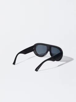 PARFOIS Gafas De Sol Ovaladas Negro Cheap