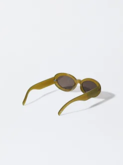 PARFOIS Gafas De Sol Ovaladas Caqui Discount