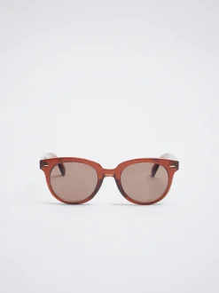 PARFOIS Gafas De Sol Redondas Marrón Flash Sale