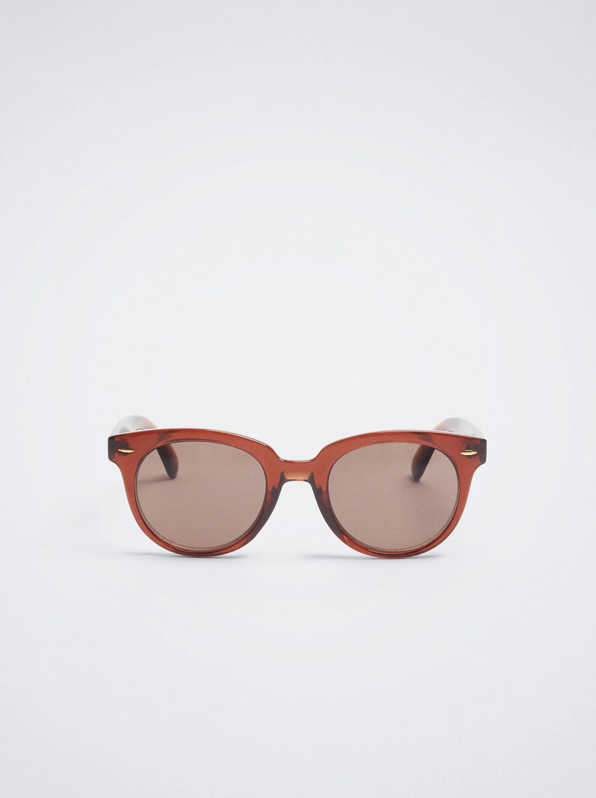 PARFOIS Gafas De Sol Redondas Marrón Flash Sale