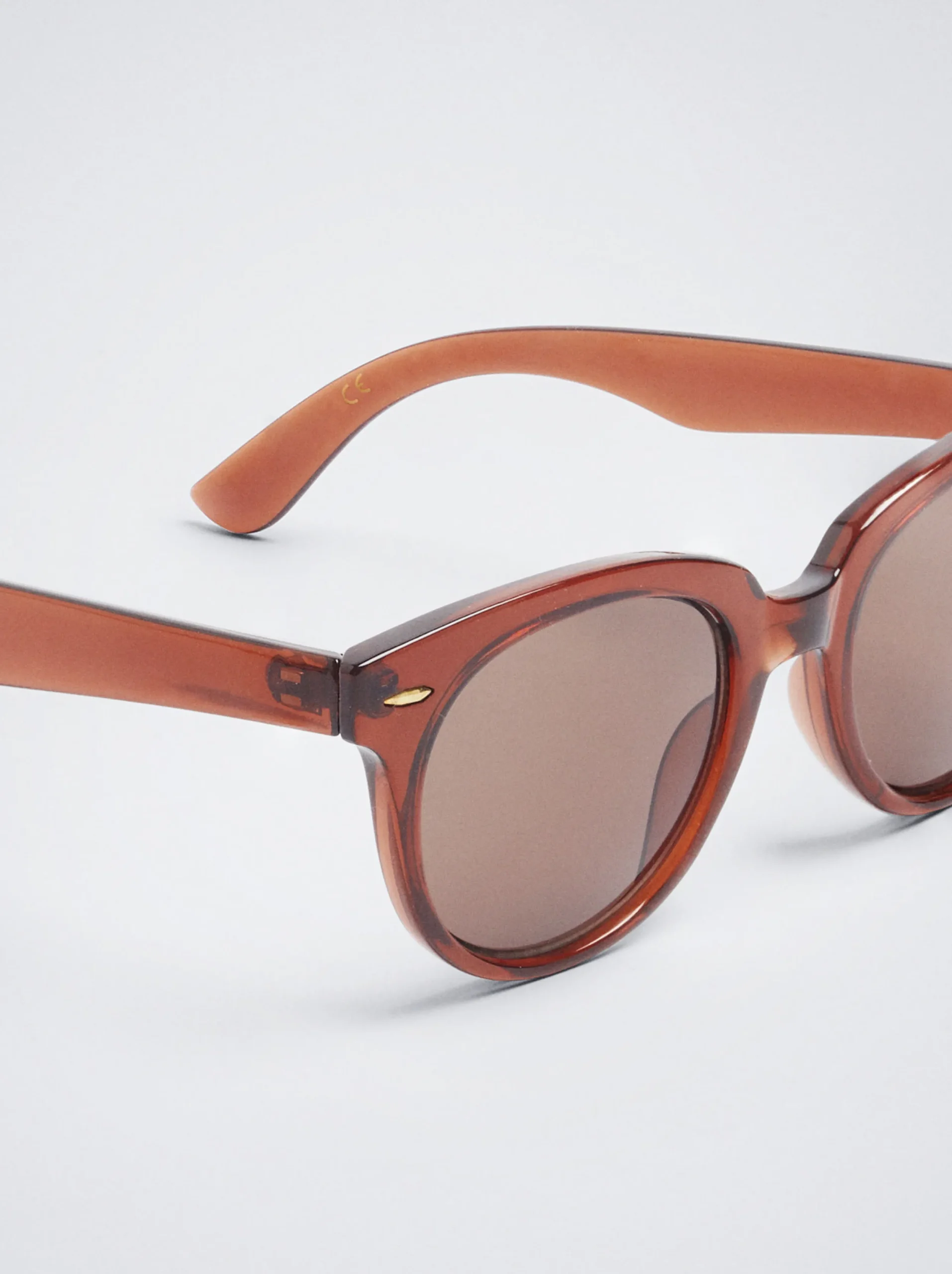 PARFOIS Gafas De Sol Redondas Marrón Flash Sale