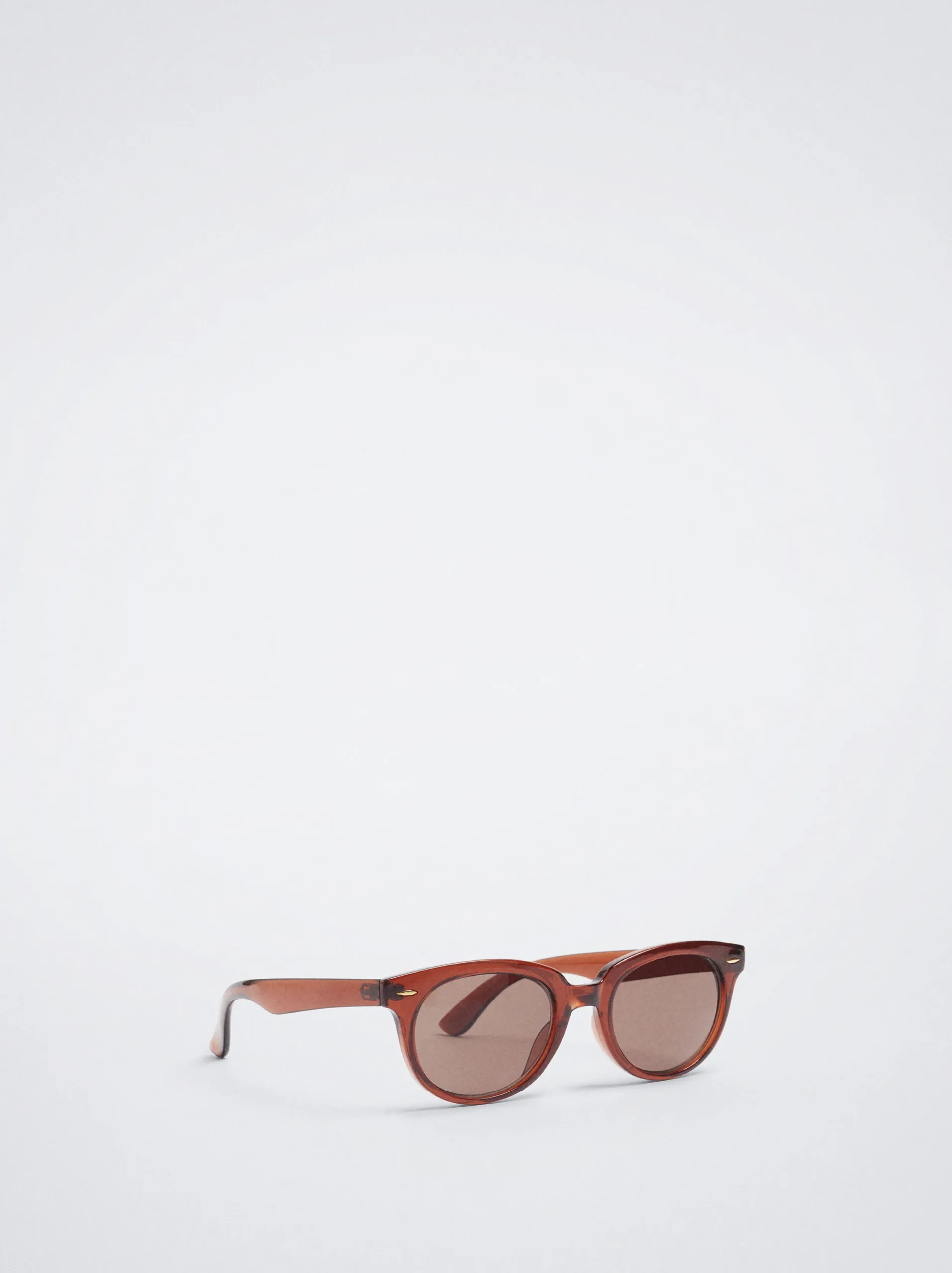 PARFOIS Gafas De Sol Redondas Marrón Flash Sale