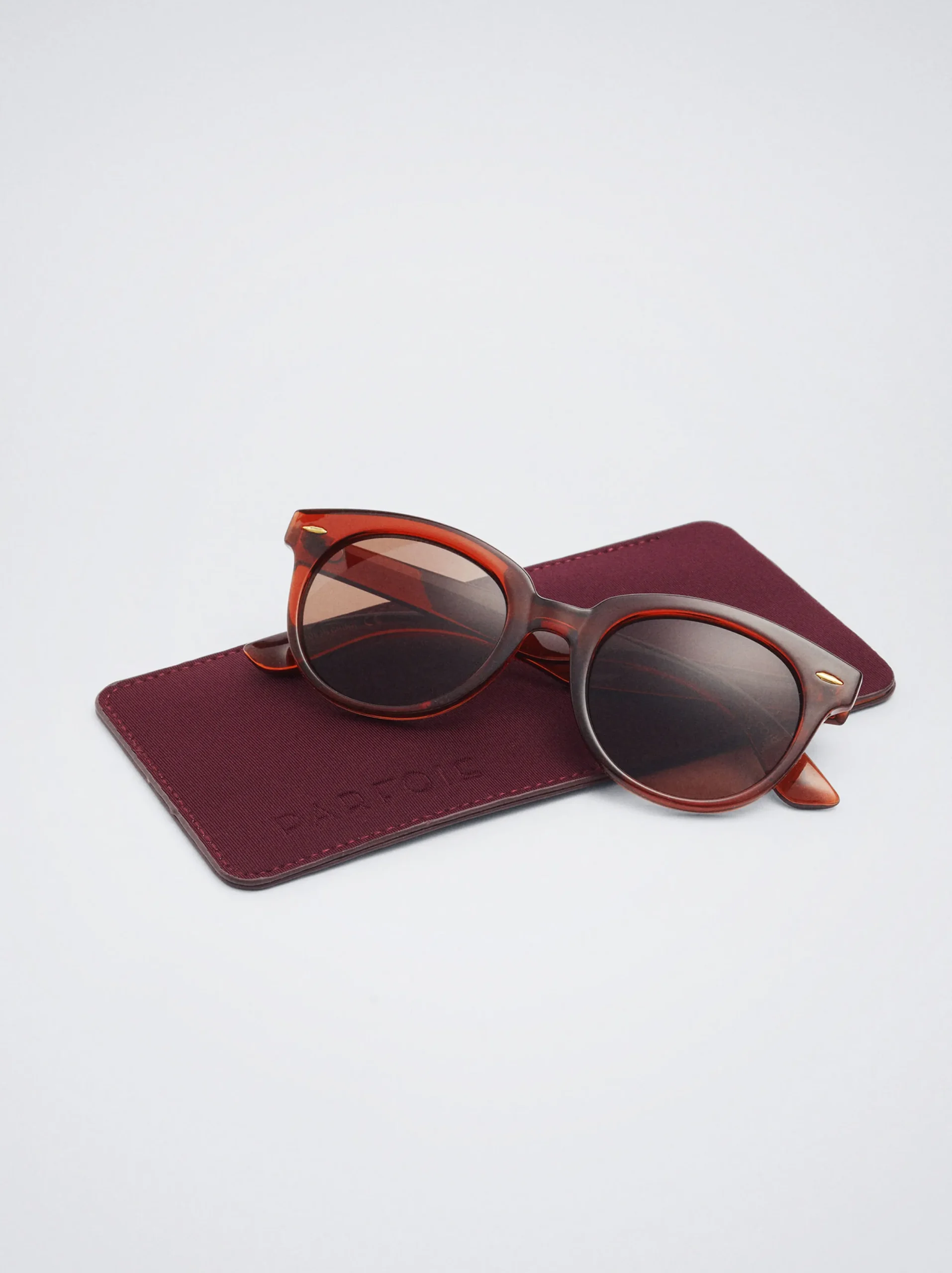 PARFOIS Gafas De Sol Redondas Marrón Flash Sale