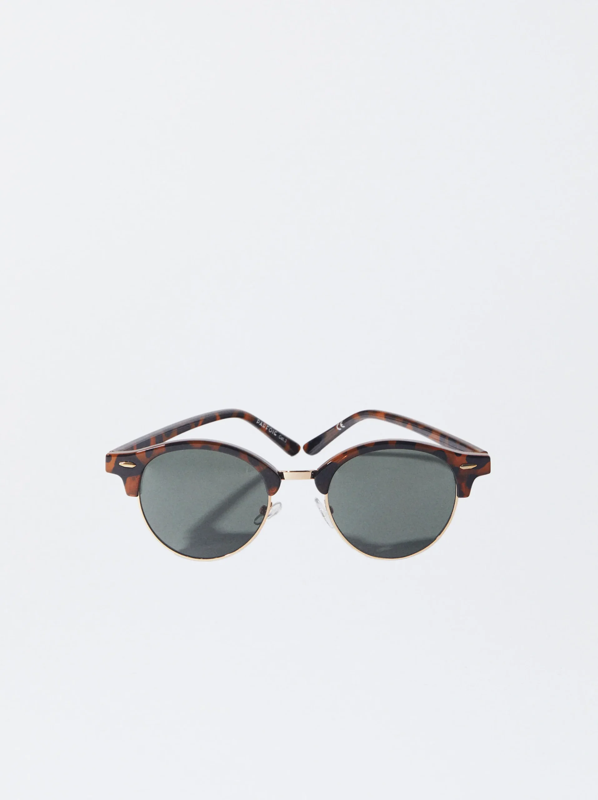 PARFOIS Gafas De Sol Redondas Marrón Cheap