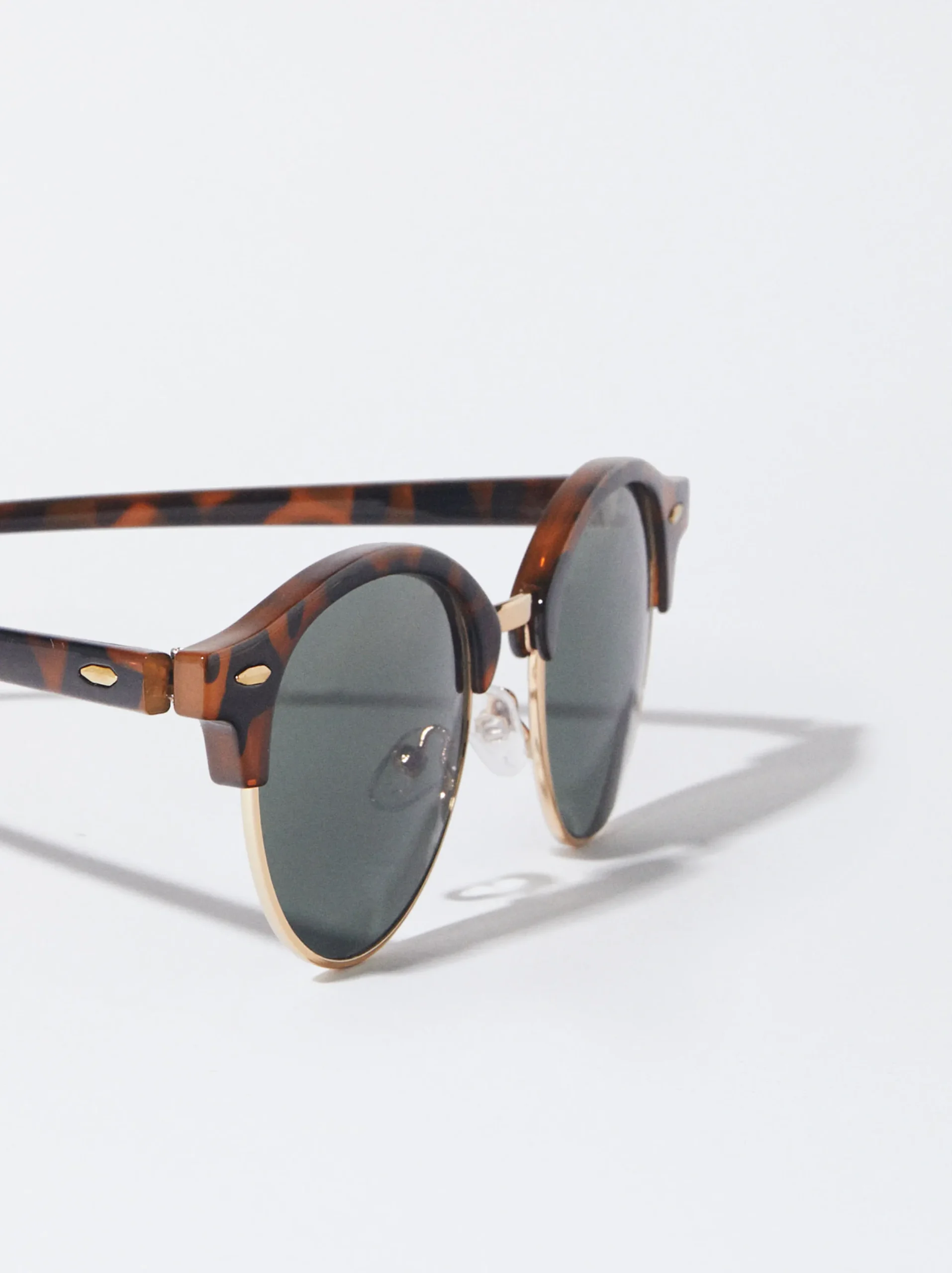 PARFOIS Gafas De Sol Redondas Marrón Cheap