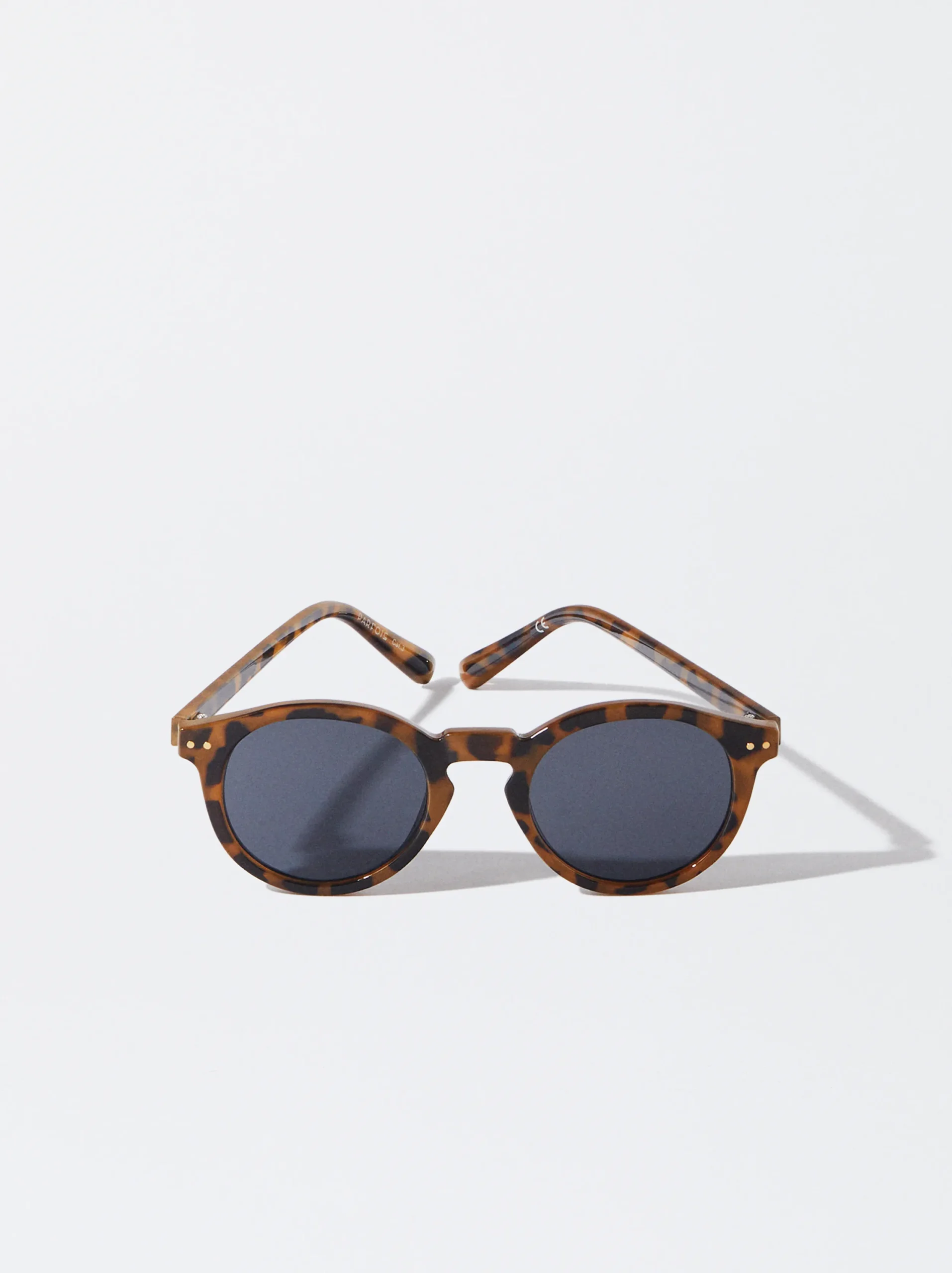 PARFOIS Gafas De Sol Redondas Marrón Cheap