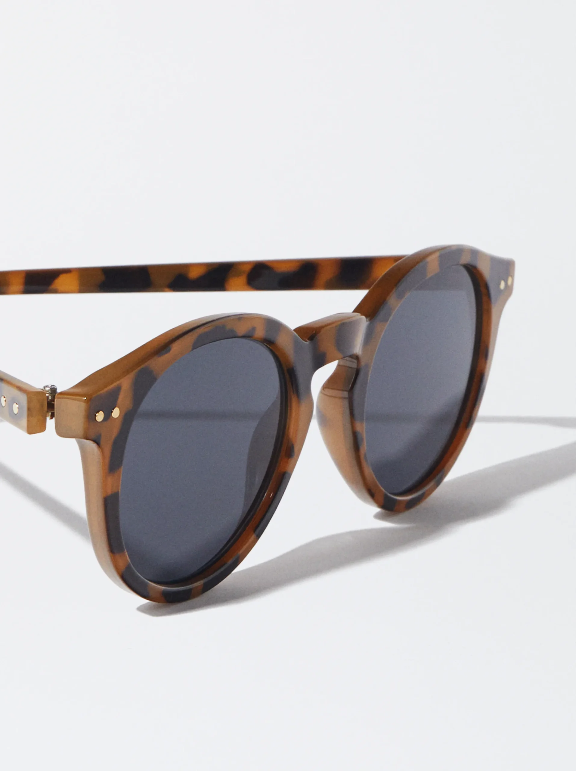 PARFOIS Gafas De Sol Redondas Marrón Cheap