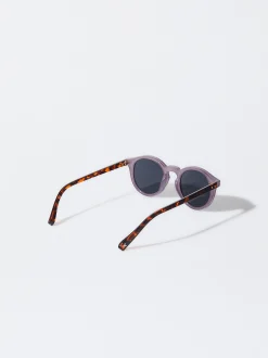PARFOIS Gafas De Sol Redondas Violeta Store