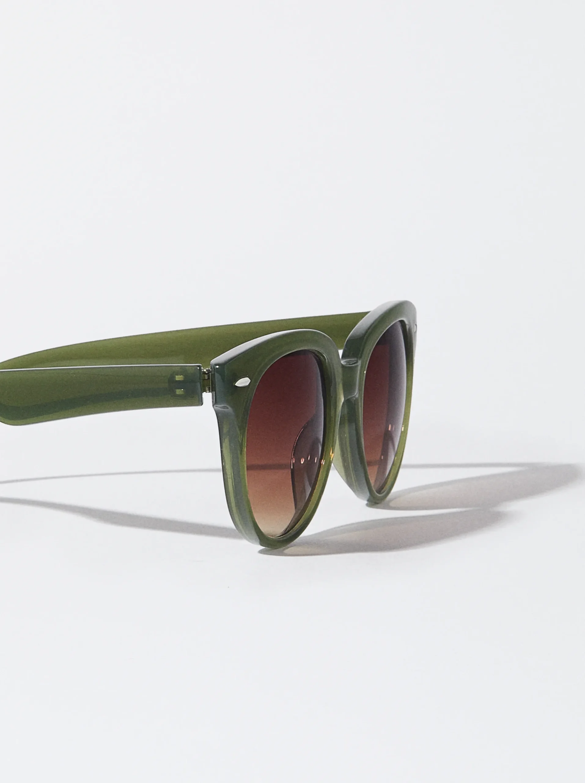 PARFOIS Gafas De Sol Redondas Caqui Flash Sale