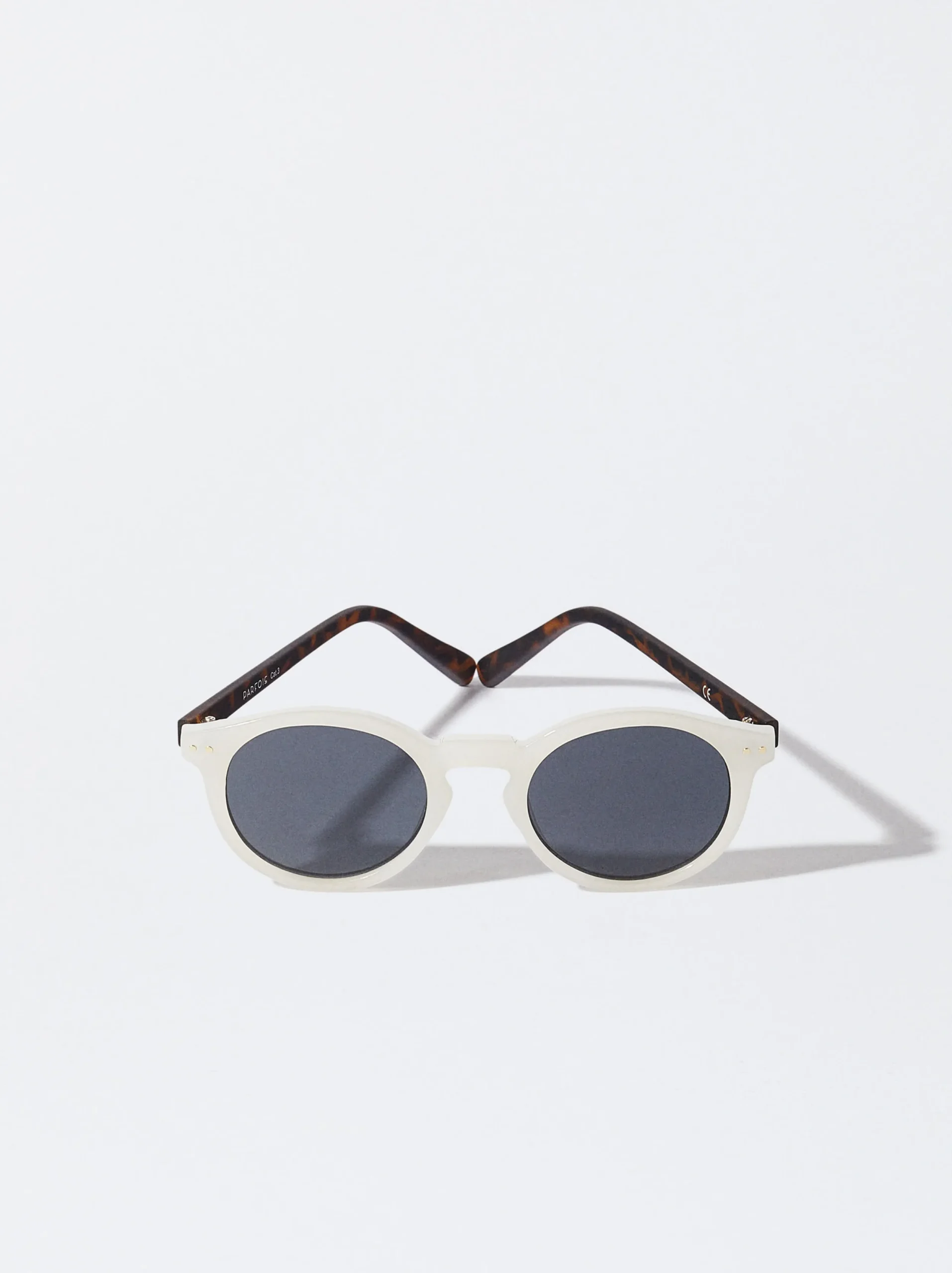 PARFOIS Gafas De Sol Redondas Blanco Outlet