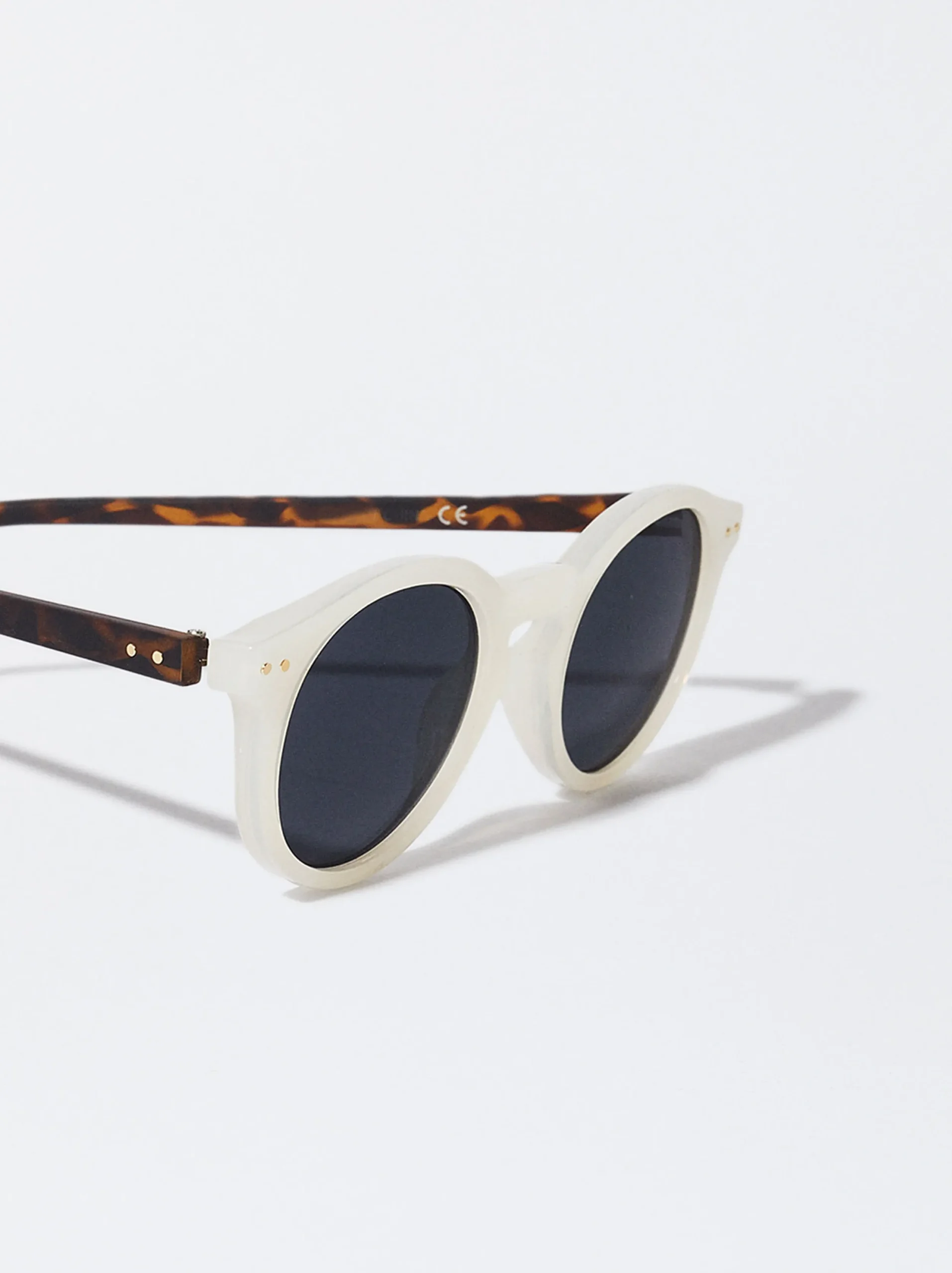 PARFOIS Gafas De Sol Redondas Blanco Outlet