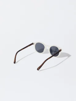 PARFOIS Gafas De Sol Redondas Blanco Outlet