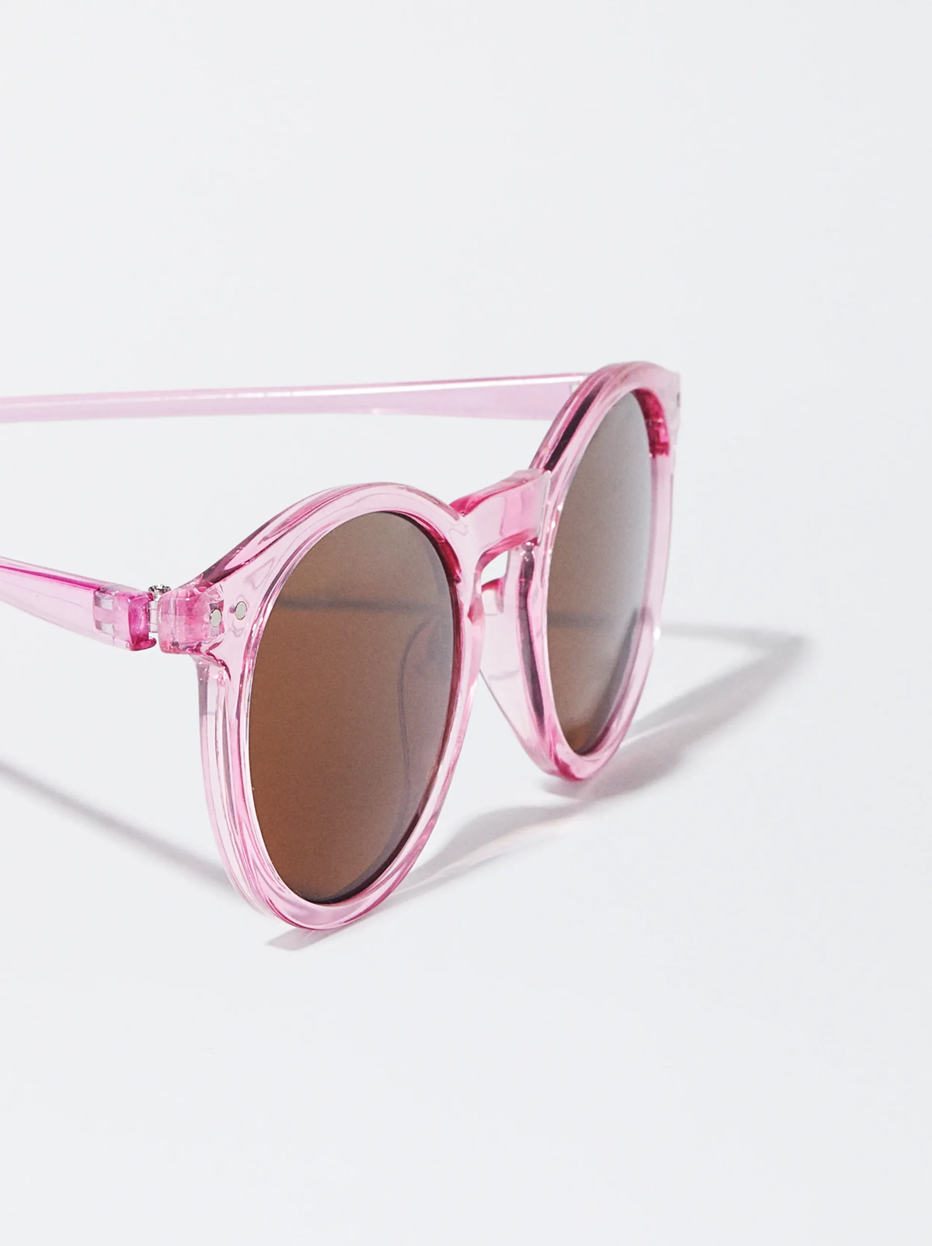 PARFOIS Gafas De Sol Redondas Rosa Cheap