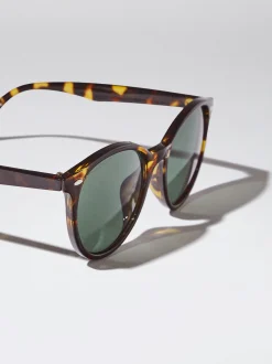 PARFOIS Gafas De Sol Redondas Tortoise Marr&oacute;n Cheap