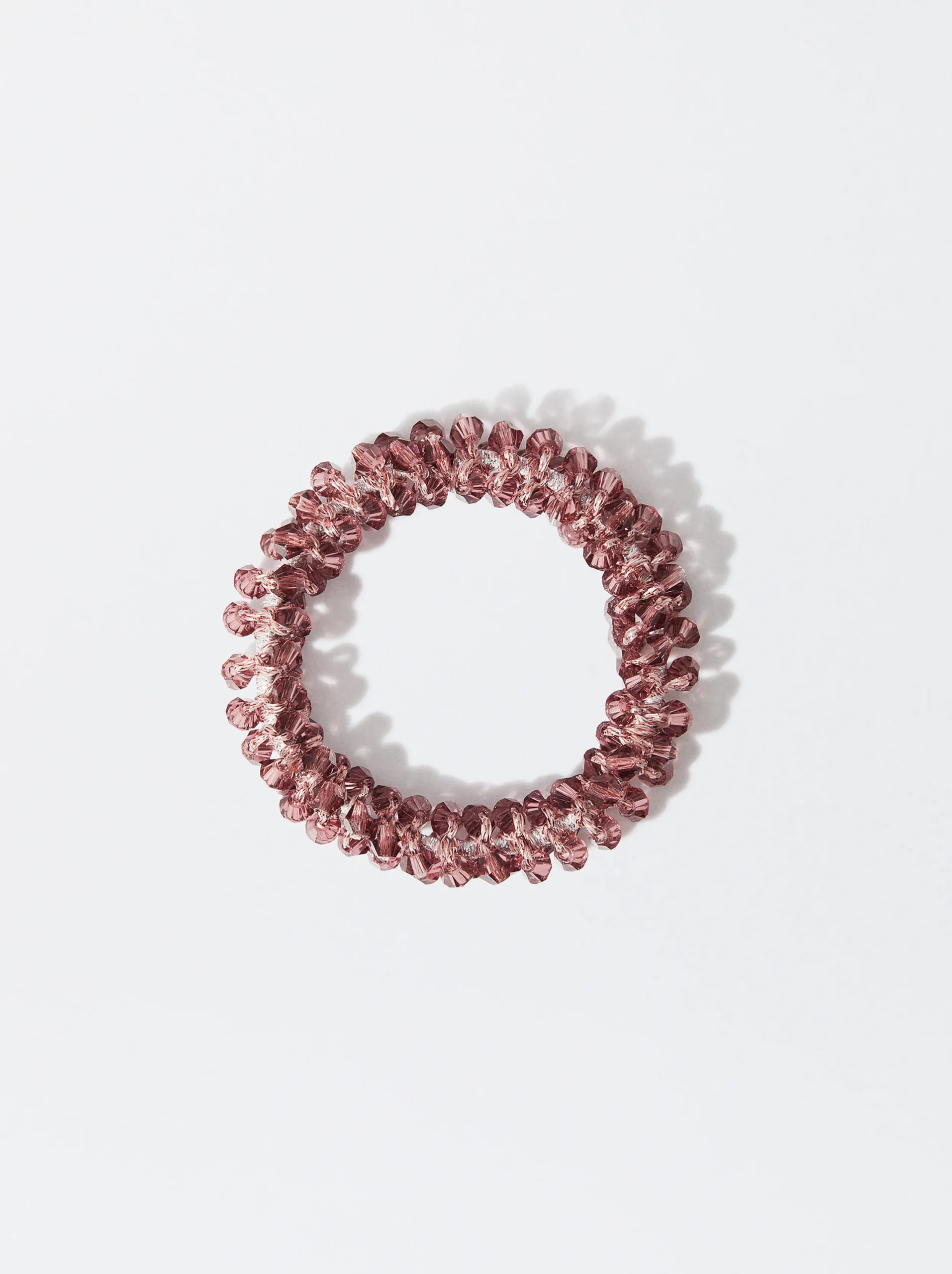 PARFOIS Goma Para El Pelo Con Cristales Rosa Clearance