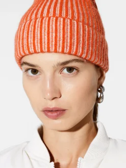 PARFOIS Gorro 100% Cashmere Naranja Cheap