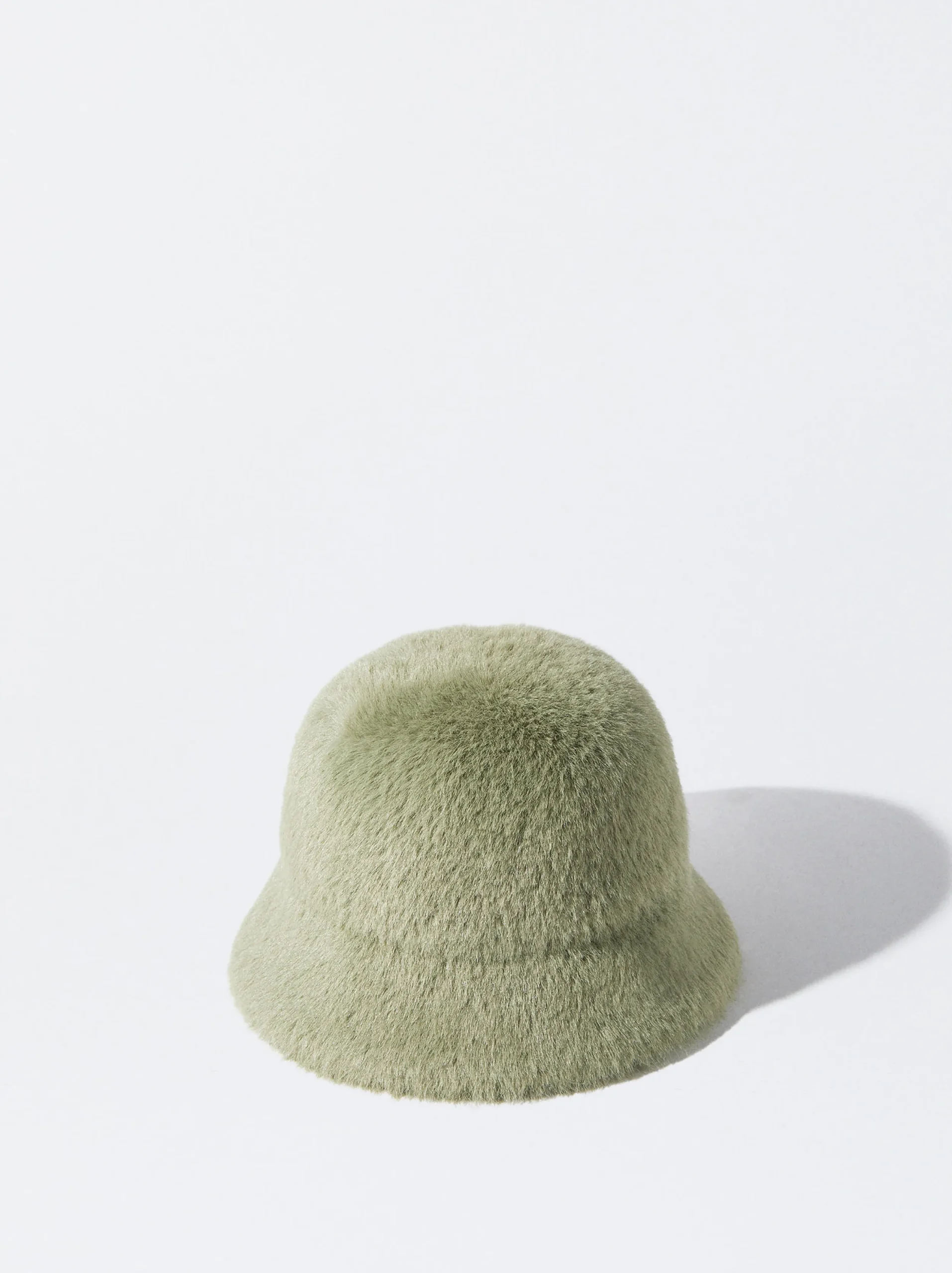 PARFOIS Gorro Bucket Con Pelo Caqui Shop