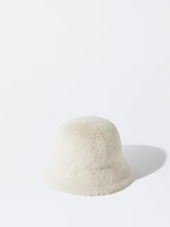 PARFOIS Gorro Bucket Con Pelo Crudo Outlet