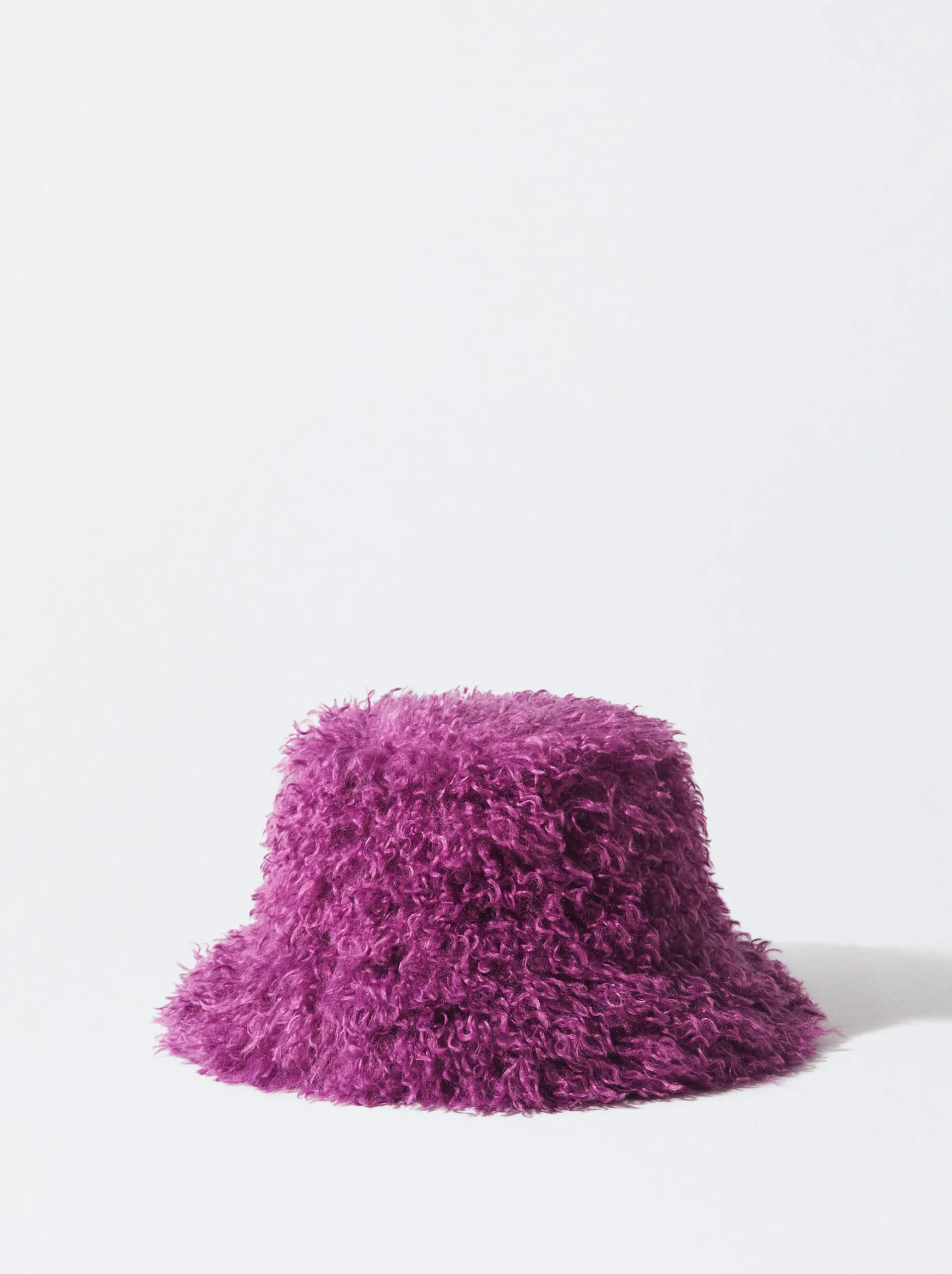 PARFOIS Gorro Bucket Con Pelo Rosa Discount