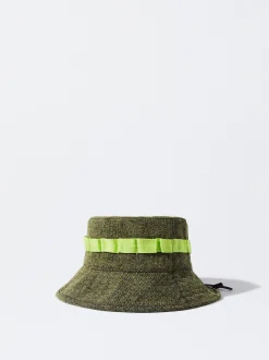 PARFOIS Gorro Bucket Cordón Verde Hot
