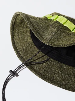 PARFOIS Gorro Bucket Cord&oacute;n Verde Hot