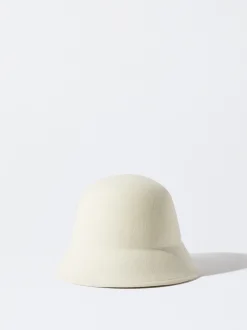 PARFOIS Gorro Bucket De Punto Blanco Best Sale
