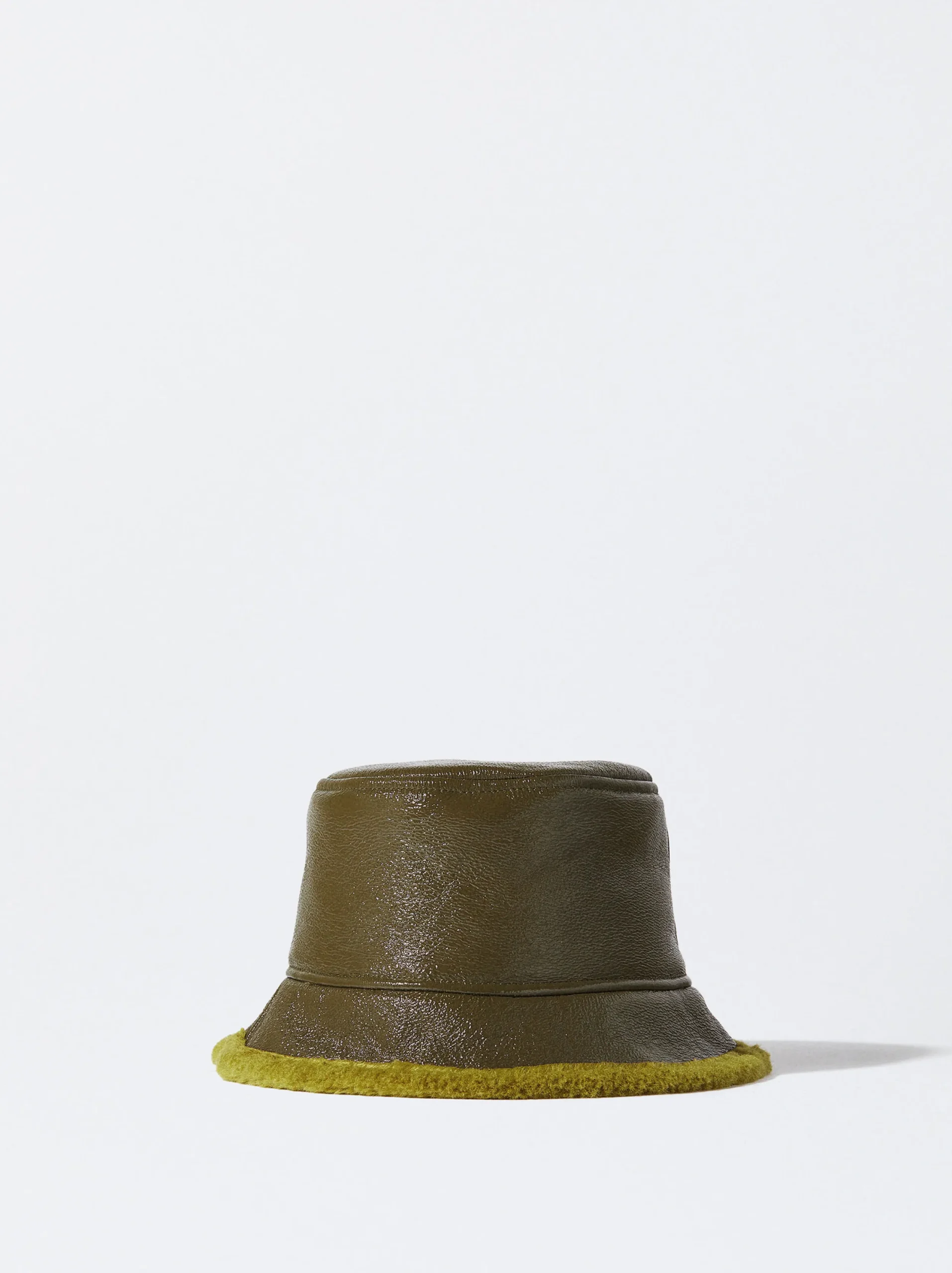 PARFOIS Gorro Bucket Impermeable Charol Verde Outlet