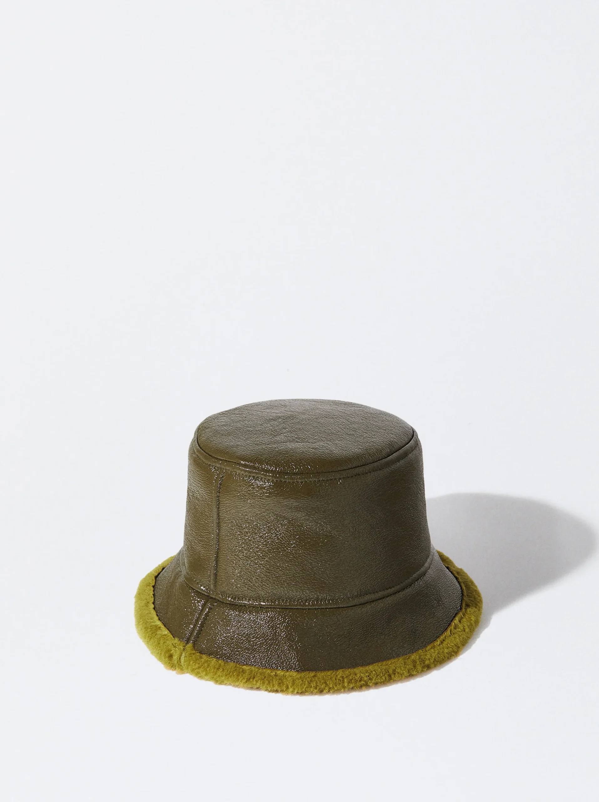 PARFOIS Gorro Bucket Impermeable Charol Verde Outlet
