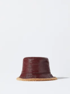 PARFOIS Gorro Bucket Impermeable Charol Burdeos Cheap
