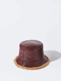 PARFOIS Gorro Bucket Impermeable Charol Burdeos Cheap