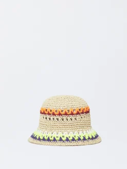 PARFOIS Gorro Bucket Trenzado Crudo Hot