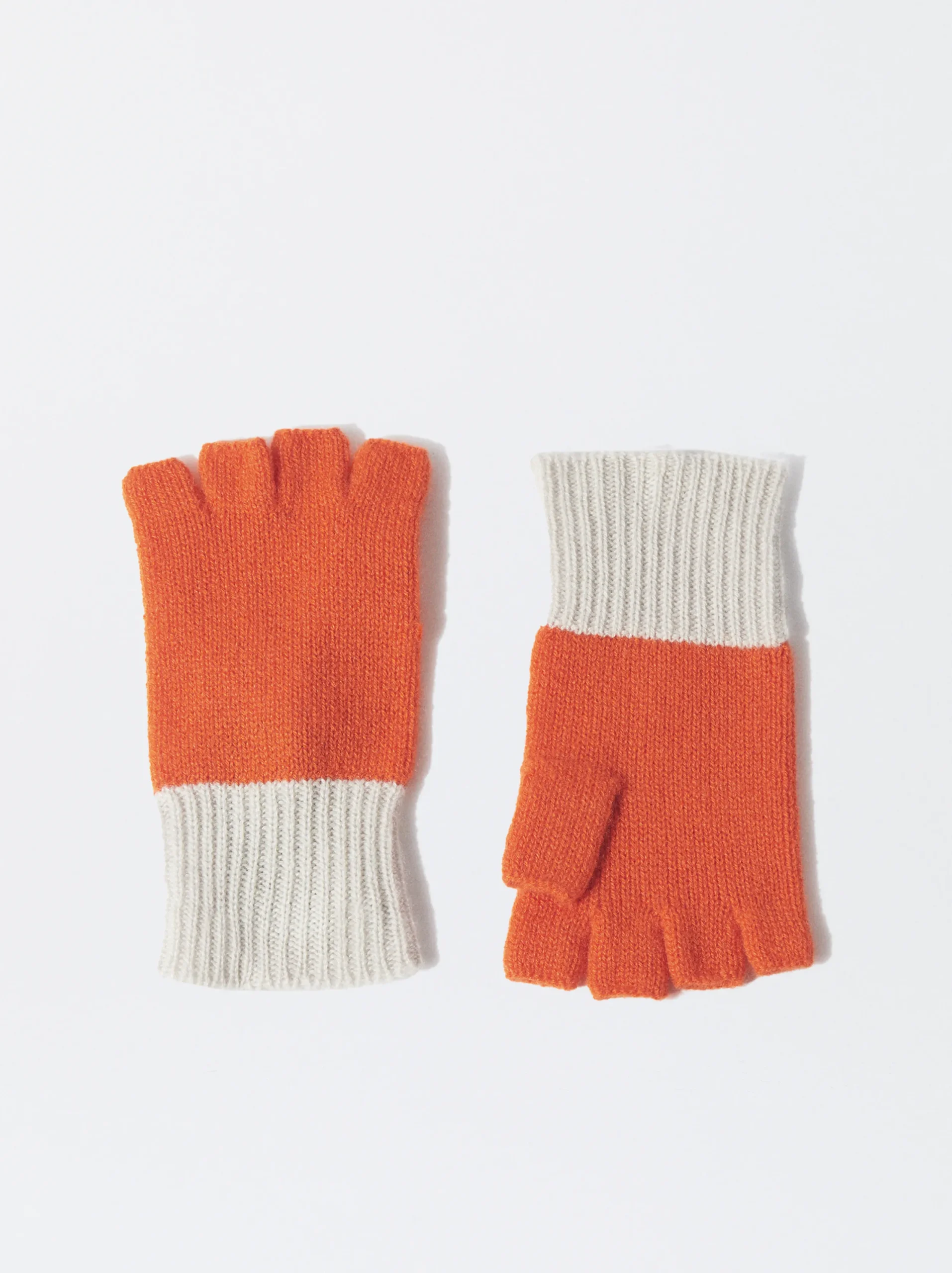 PARFOIS Guantes 100% Cashmere Naranja Store