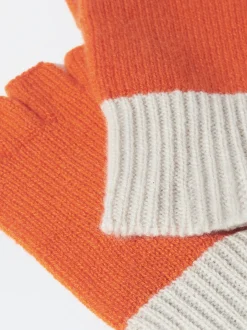 PARFOIS Guantes 100% Cashmere Naranja Store