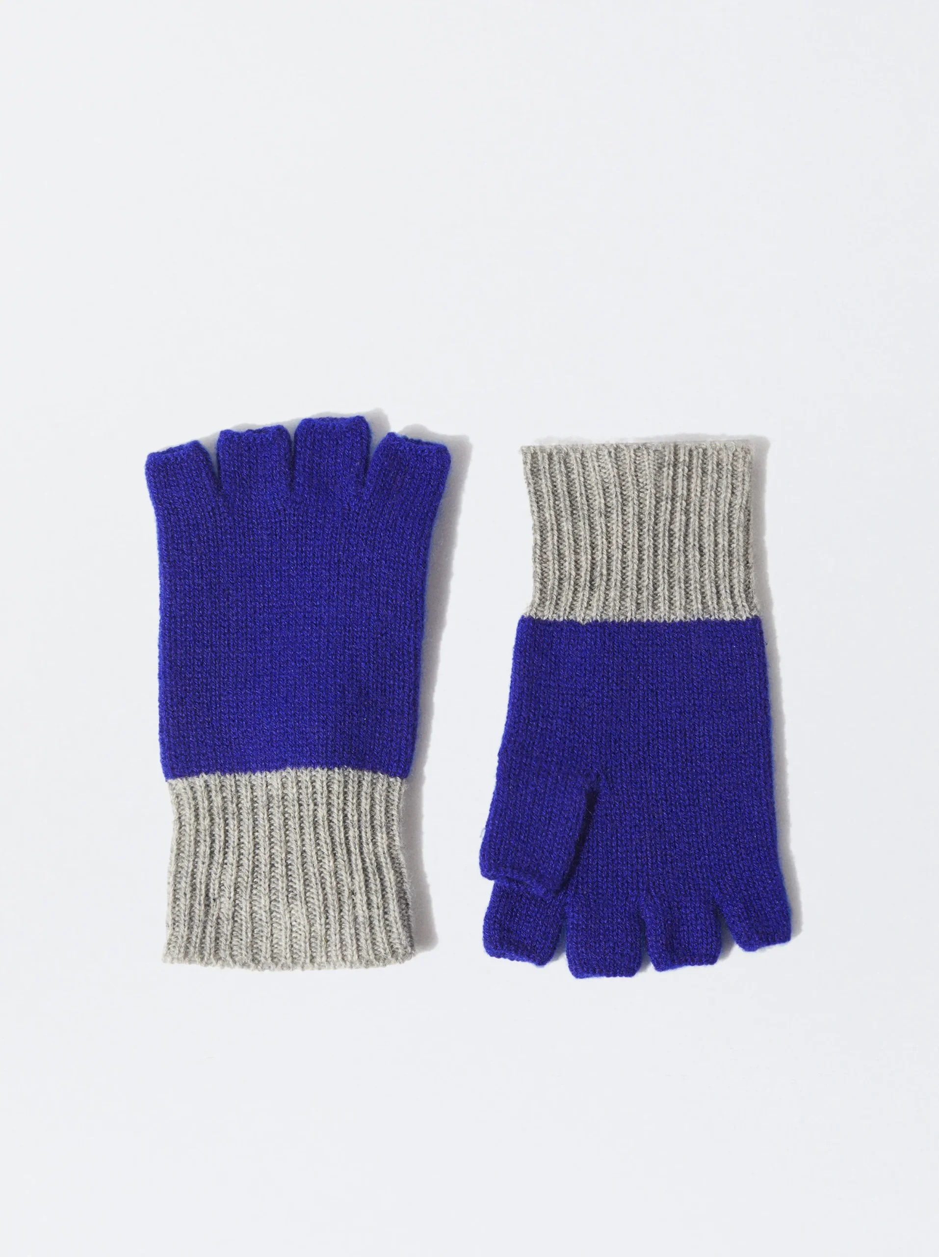 PARFOIS Guantes 100% Cashmere Azul Online