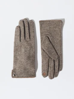 PARFOIS Guantes De Lana Marrón New