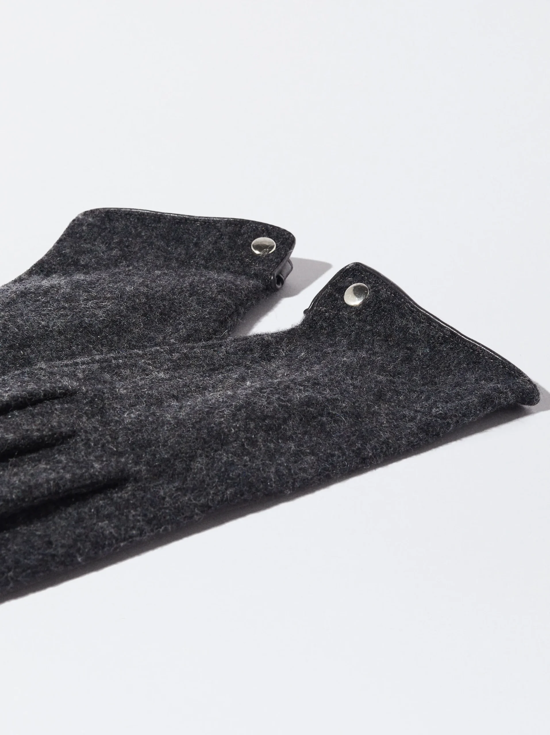 PARFOIS Guantes De Lana Gris Discount