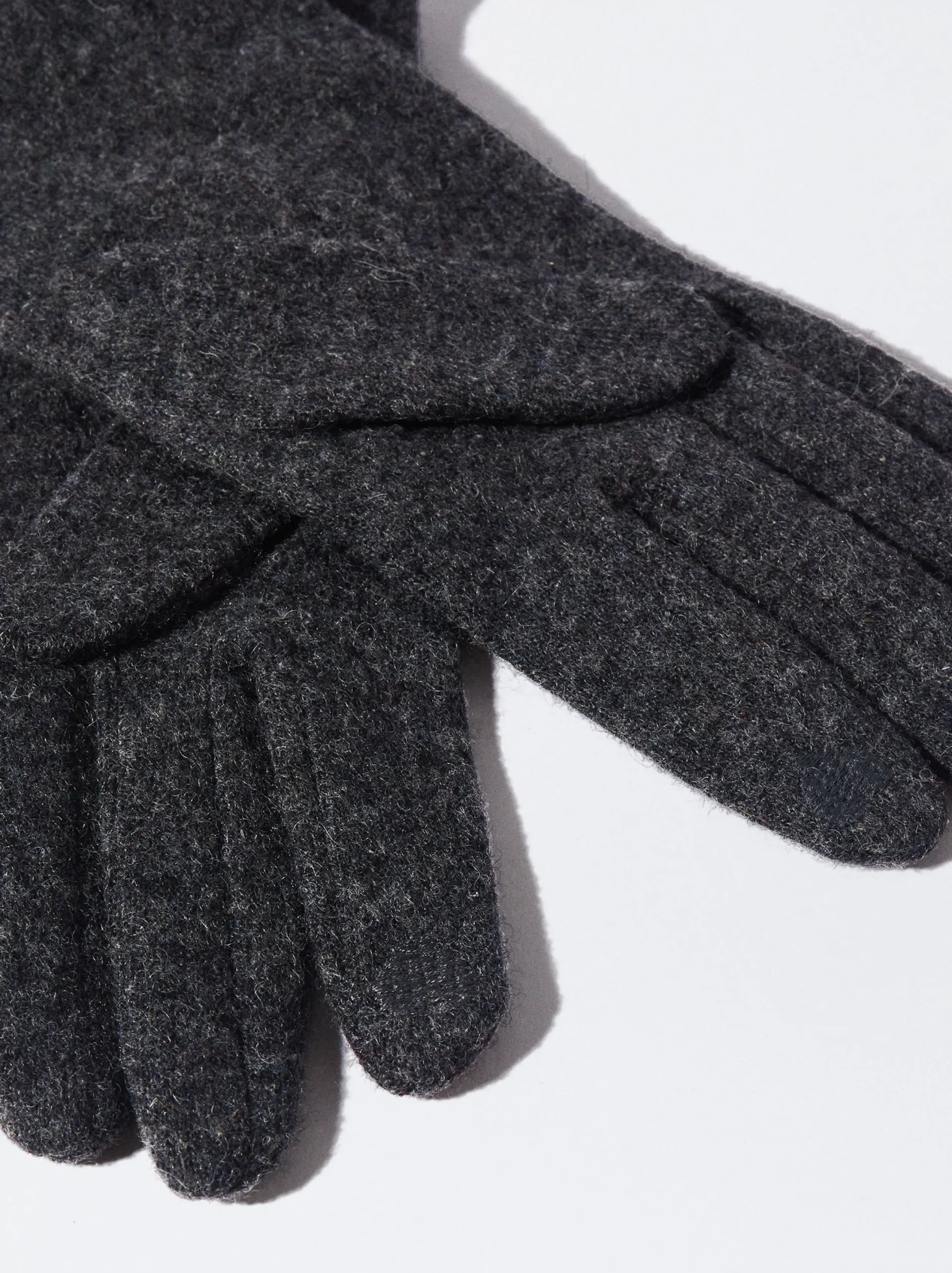 PARFOIS Guantes De Lana Gris Discount
