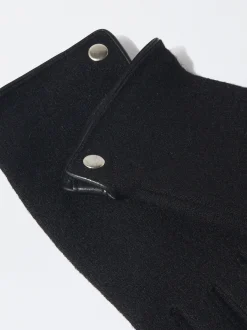 PARFOIS Guantes De Lana Negro Best
