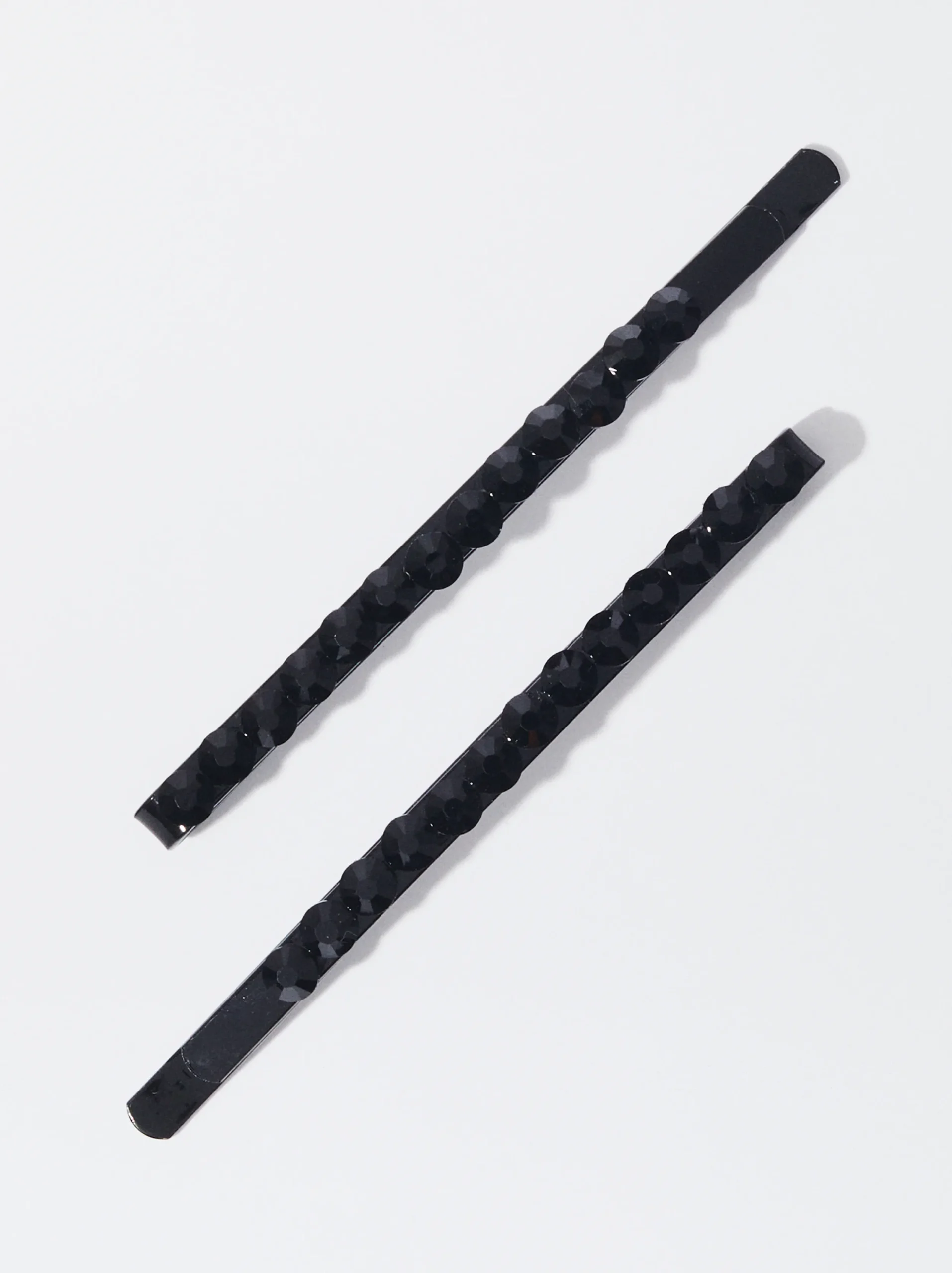 PARFOIS Horquillas Con Cristales Negro Best Sale