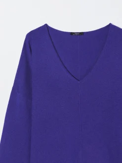 PARFOIS Jersey 100% Cachemira Azul New