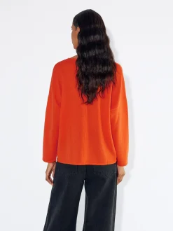 PARFOIS Jersey 100% Cachemira Naranja Discount