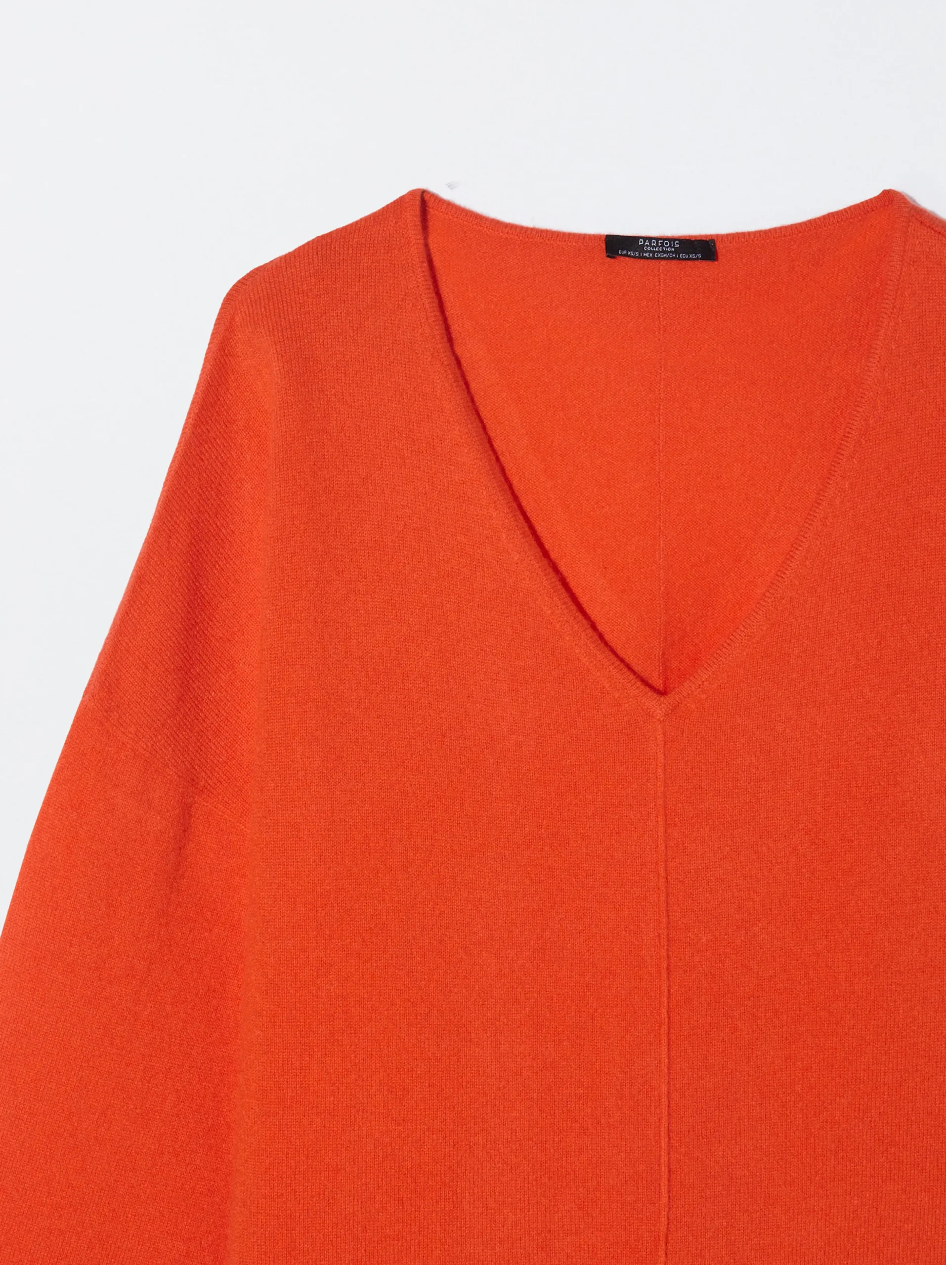 PARFOIS Jersey 100% Cachemira Naranja Discount