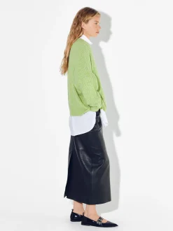 PARFOIS Jersey De Punto Con Lana Verde Clearance