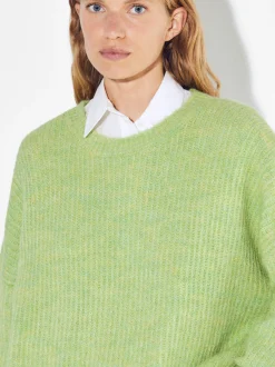 PARFOIS Jersey De Punto Con Lana Verde Clearance