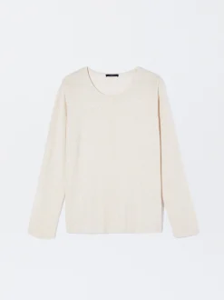 PARFOIS Jersey De Punto Con Lana Crudo Cheap
