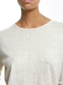 PARFOIS Jersey De Punto Con Lana Crudo Cheap