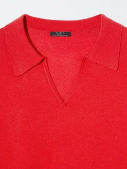 PARFOIS Jersey De Punto Con Lana Naranja Fashion