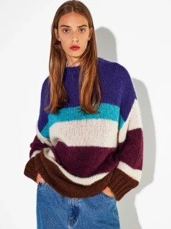 PARFOIS Jersey De Punto Con Rayas Multicor Best
